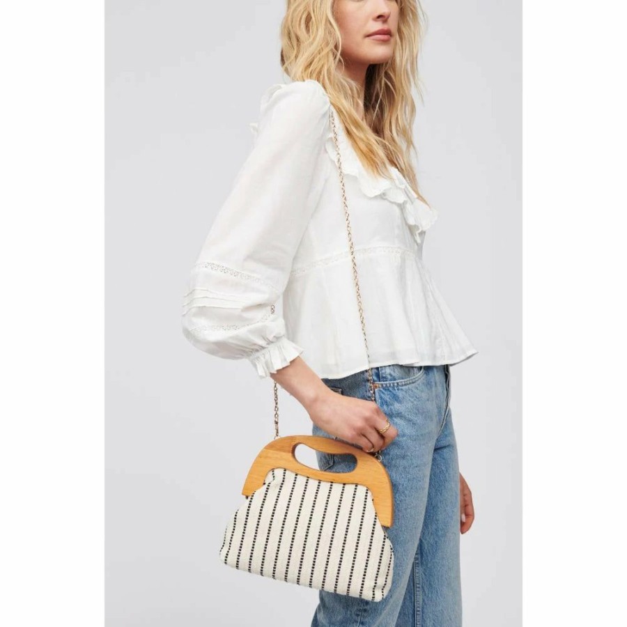 Accessories * | Wood Frame Clutch And Crossbody New In