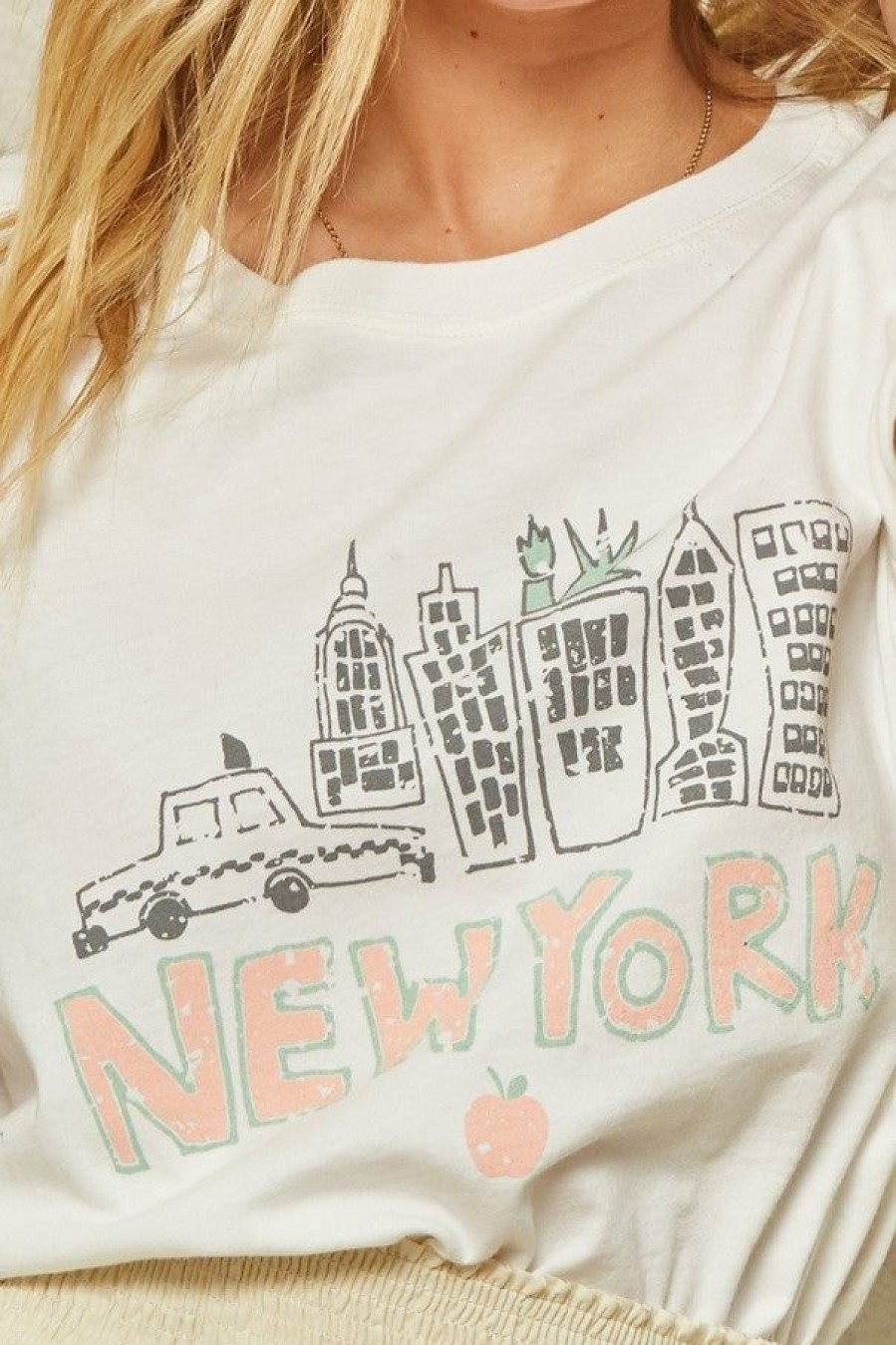 Clothing * | New York Graphic Tee New In