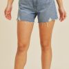 Clothing * | Just Black Denim High Rise Vintage Shorts Best Sellers