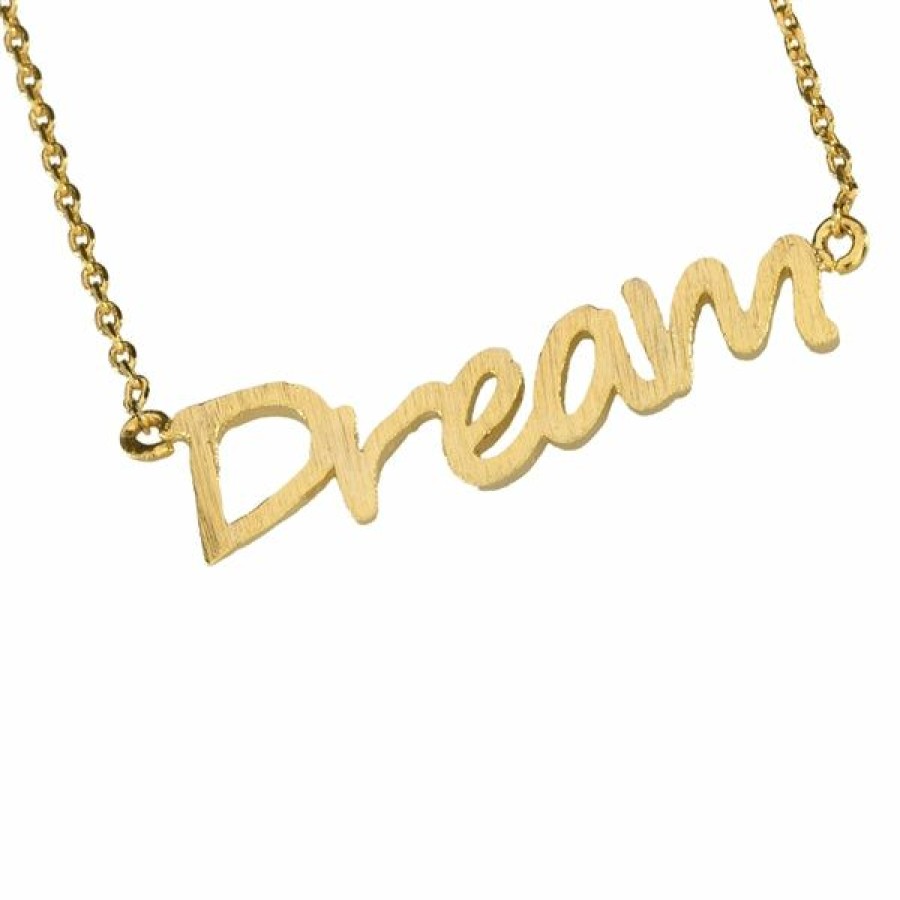 Accessories * | Dream Necklace Discount Online Gold