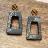 Accessories * | Black Magic Clay Dangle Earrings Best Price