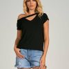 Clothing * | Cut Out Soft Tee By Elan Best-Selling