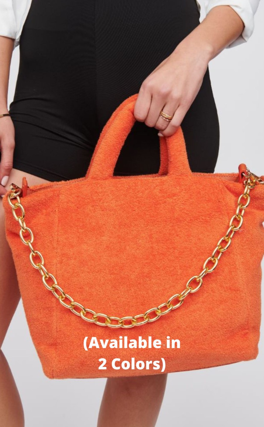 Accessories * | Manisha Terry Cloth Tote Reasonable Price