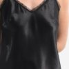 Clothing * | Satin Camisole With Lace New In