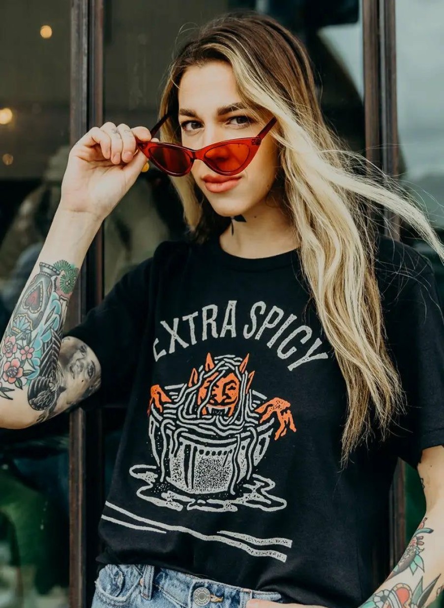 Clothing * | Extra Spicy Unisex Graphic Tee Best Sellers