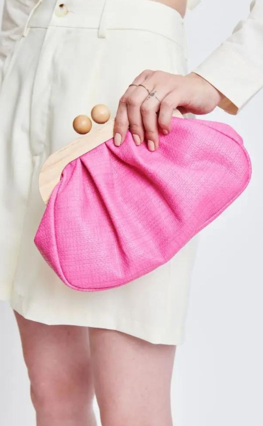 Accessories * | Enya Kiss Lock Clutch Cheaper