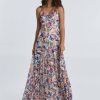 Clothing * | Floral Print Maxi Dress Hot Sell