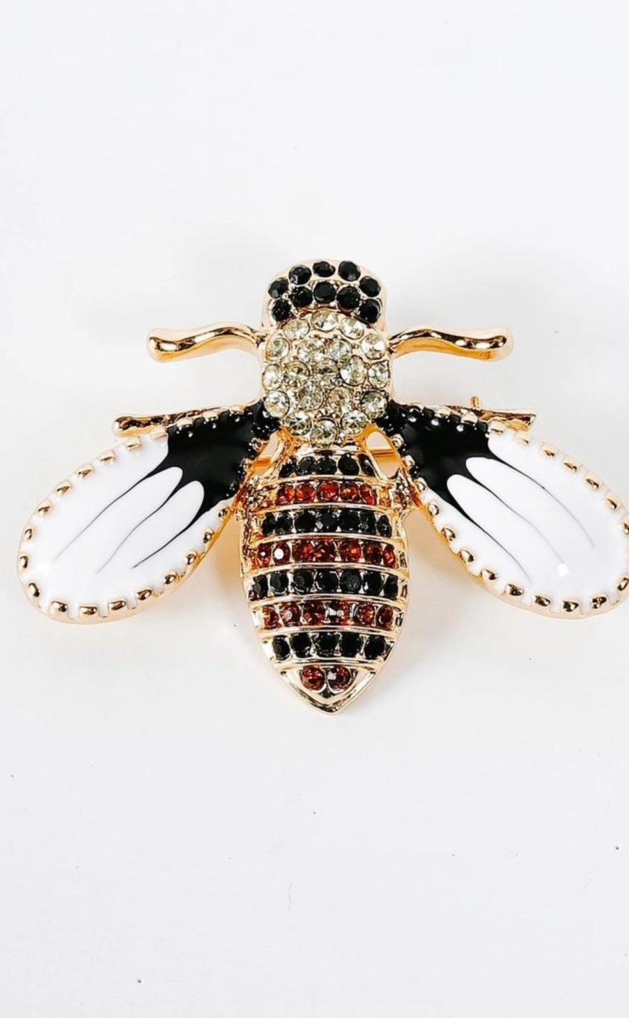 Accessories * | Rhinestone Insect Brooch Less Expensive