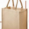 Accessories * | Jute Tote Bag Large Best-Selling