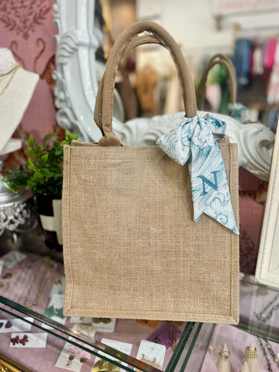 Accessories * | Jute Tote Bag Large Best-Selling