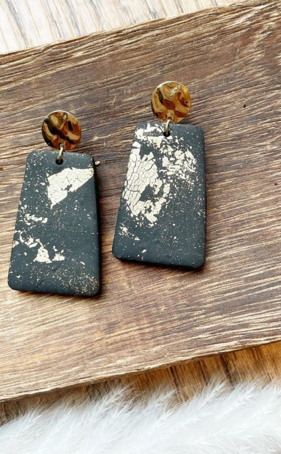 Accessories * | Night Sky Clay Dangle Earrings Classical