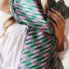 Clothing * | Cold Morning Houndstooth Scarf Sale Online