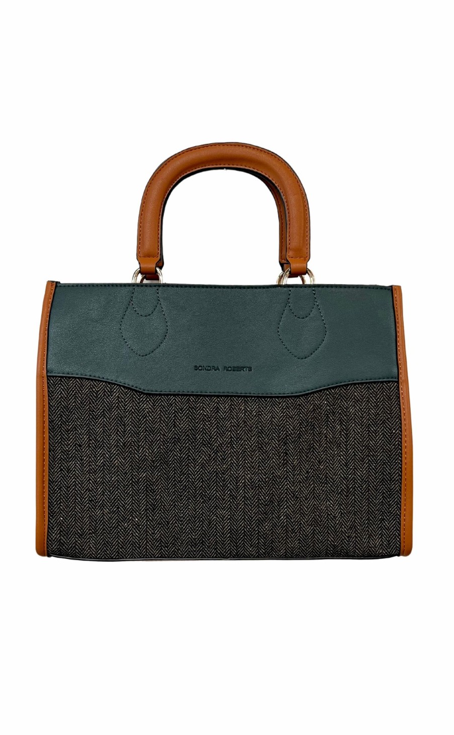 Accessories * | Herringbone Tote And Crossbody Bag Classical