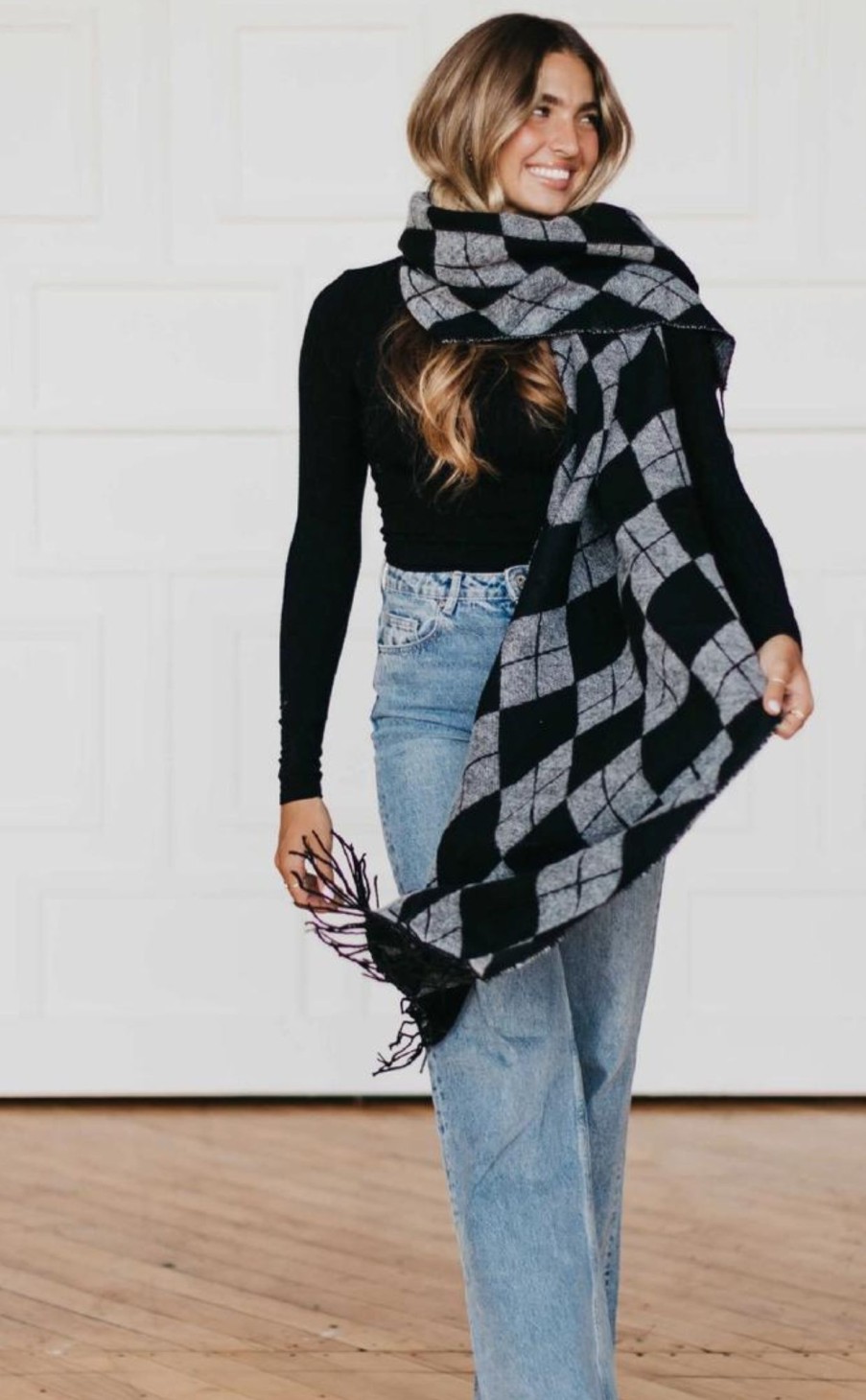 Clothing * | Always Classy Argyle Scarf Quality Guarantee