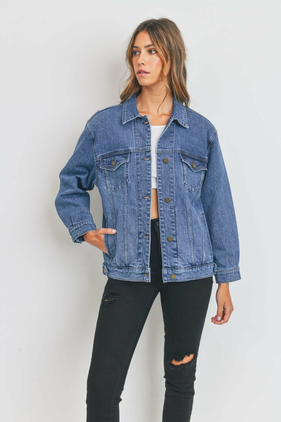 Clothing * | Jbd Oversized Denim Jacket Exclusive Design