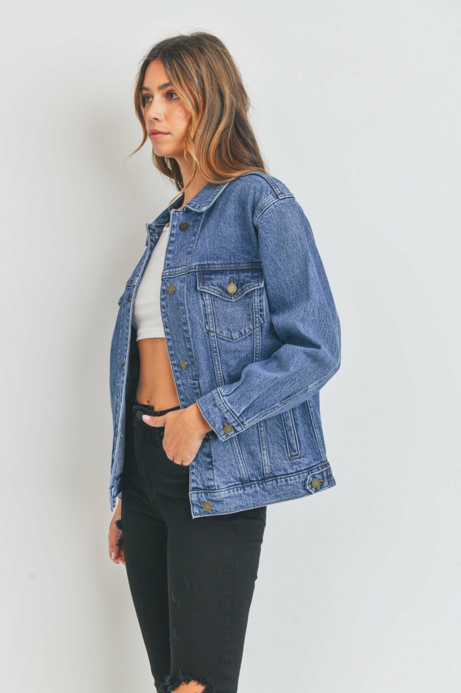 Clothing * | Jbd Oversized Denim Jacket Exclusive Design