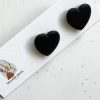 Accessories * | Heart Stud Earrings In Polymer Clay Official