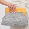 Accessories * | Melos Wood Frame Clutch Official