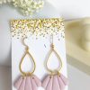 Accessories * | Lexi Dangle Earrings In Polymer Clay Discount Online Light Pink