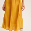 Clothing * | Pleated Chiffon Midi Skirt Sells Cheap