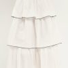 Clothing * | Tiered Midi Skirt Reasonable Price