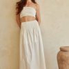 Clothing * | Isabella Two Piece Poplin Maxi Skirt And Top Official