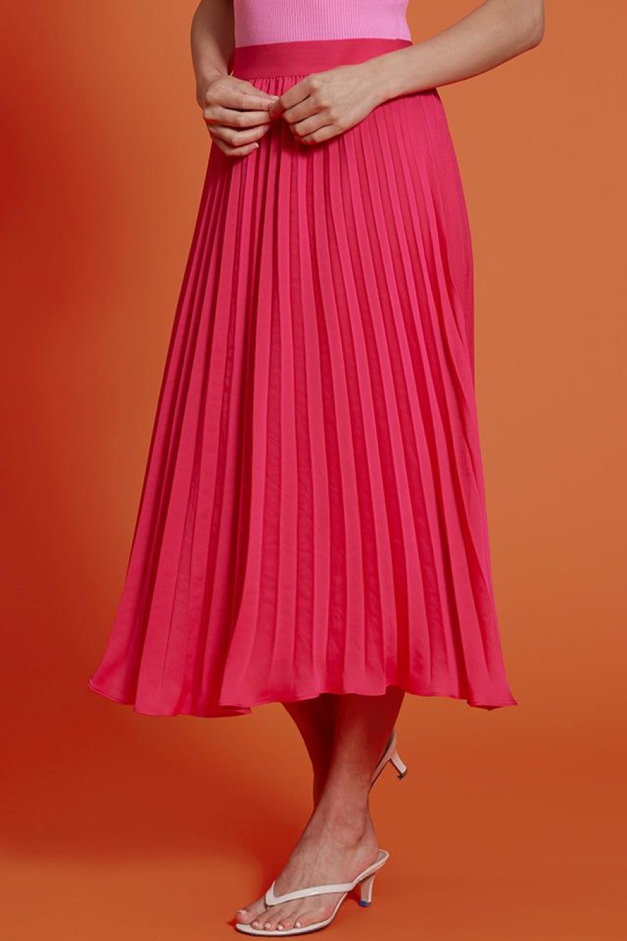 Clothing * | Rose Pleated Skirt New In