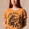 Clothing * | Raise Hell Eat Tacos Unisex Graphic Tee Lower Price