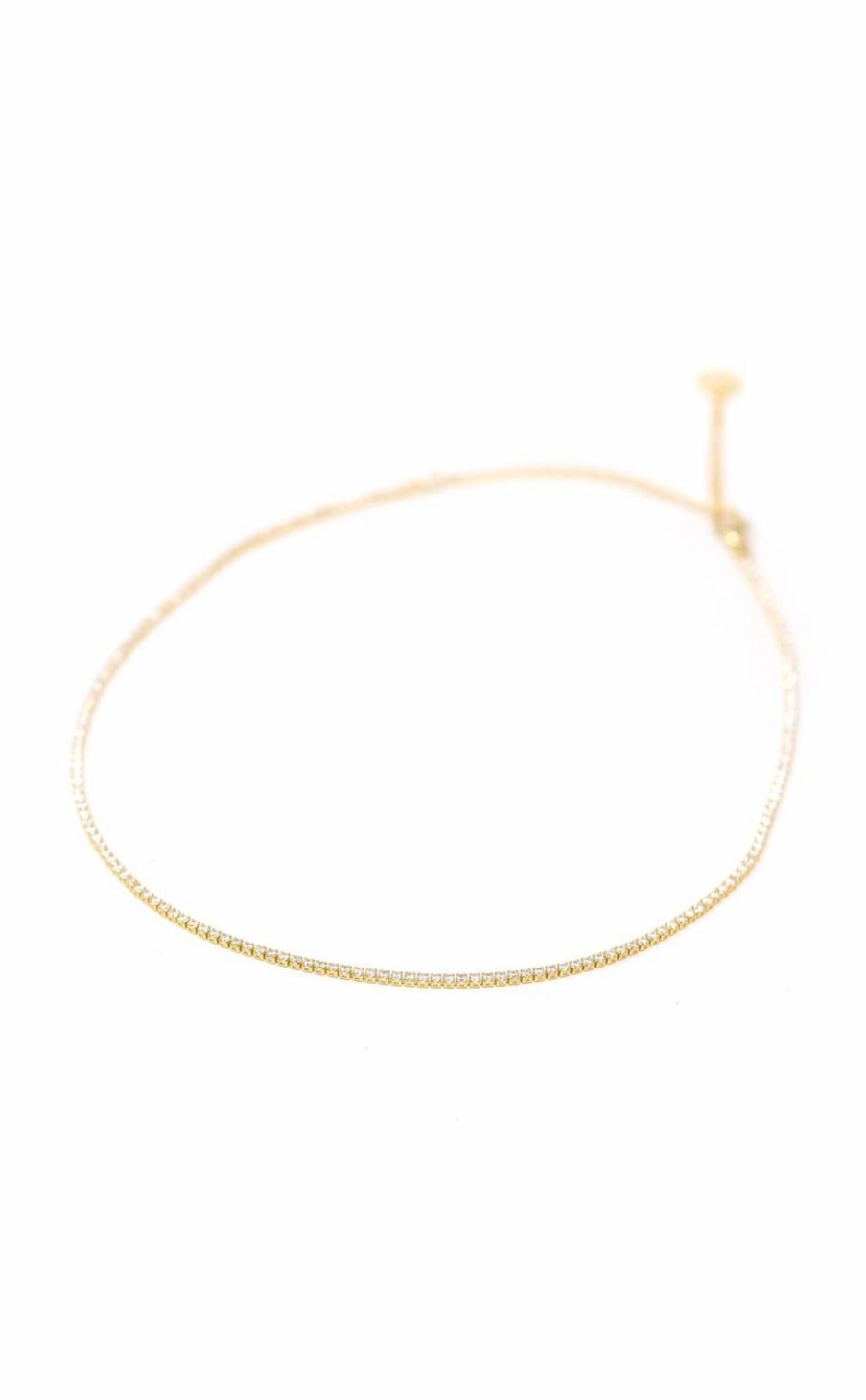 Accessories * | The Meg Tennis Chain Necklace Official