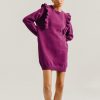 Clothing * | Knit Sweater Dress Less Expensive