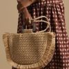 Accessories * | Fringed Woven Tote Bag Cheaper