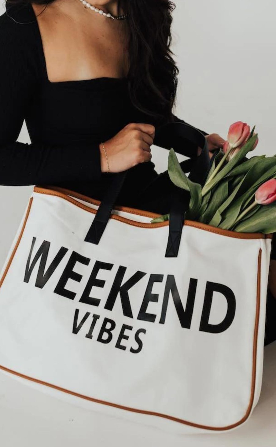 Accessories * | Weekend Getaway Tote Bag Popular Weekend Vibes