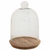 Accessories * | Cloche With Mango Wood Base Popular