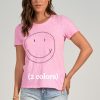 Clothing * | Smiley Face Tee By Elan New In