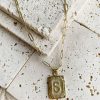 Accessories * | Gold Filled Initial Necklace Lower Price