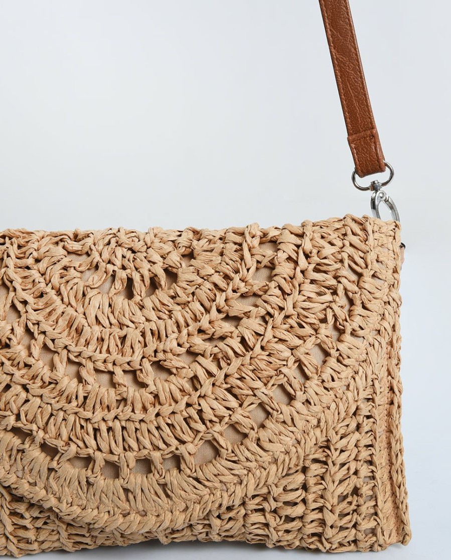 Accessories * | Woven Crossbody Clutch Bag Popular