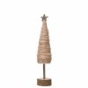 Accessories * | Wrapped Wool Cone Tree With Glitter & Star, Small Sale Online