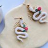 Accessories * | Snake Earrings In Polymer Clay New In