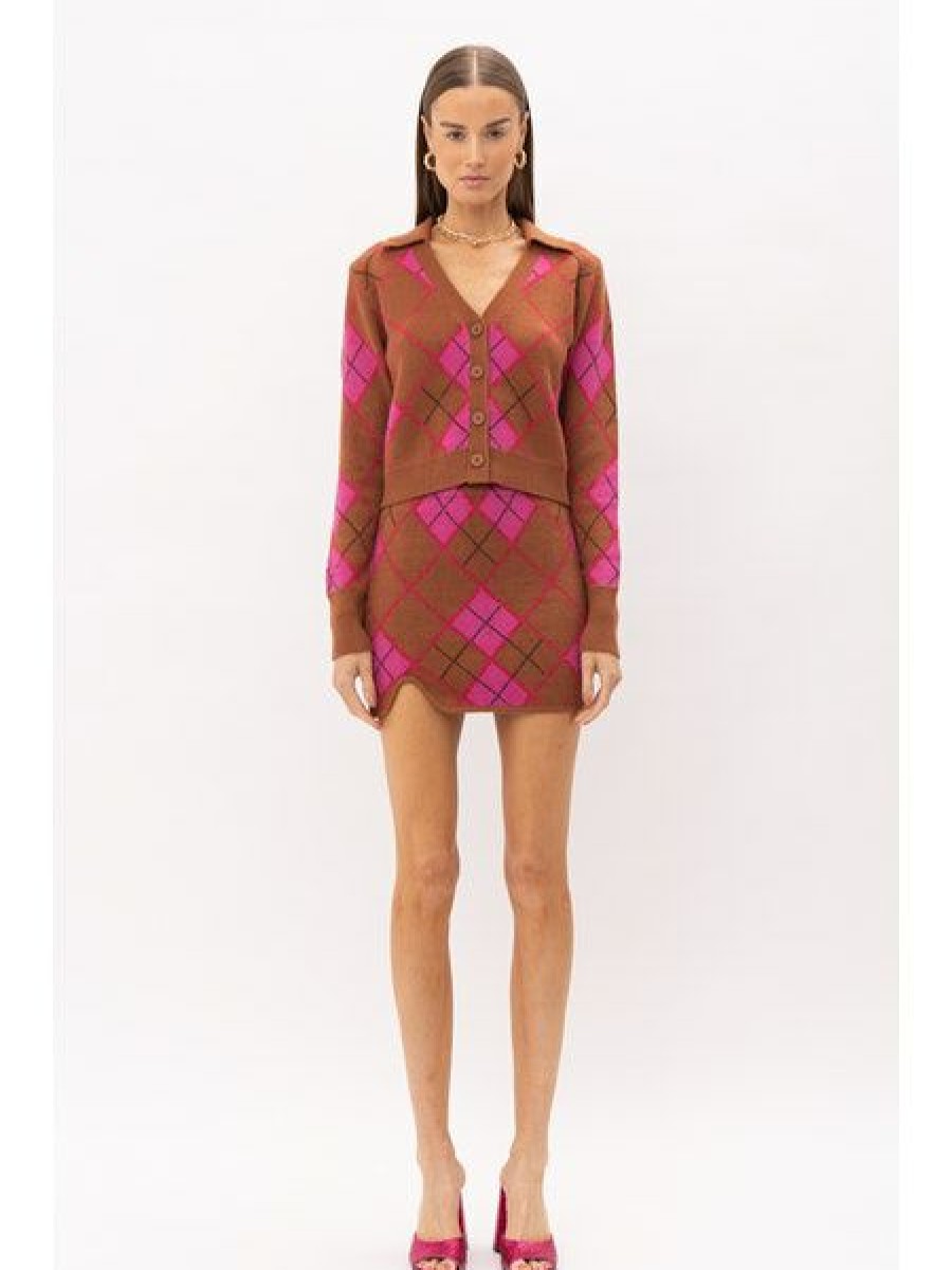 Clothing * | Rachel Argyle Cardigan Sweater Online