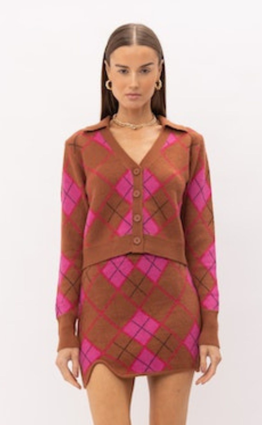 Clothing * | Rachel Argyle Cardigan Sweater Online