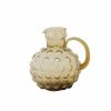 Accessories * | Small Hobnail Pitcher In Amber Official