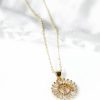 Accessories * | Mini Radiant Initial Necklace Reliable Quality