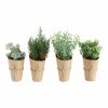 Accessories * | Faux Green Plants In Paper Pot Sale Online