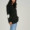 Clothing * | Tori Rhinestone Heart-On-Your-Sleeve Sweater Popular