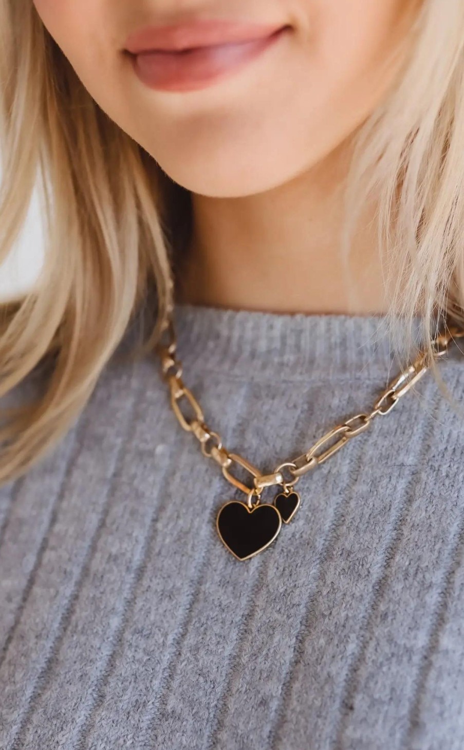 Accessories * | Heart Charm Necklace Online