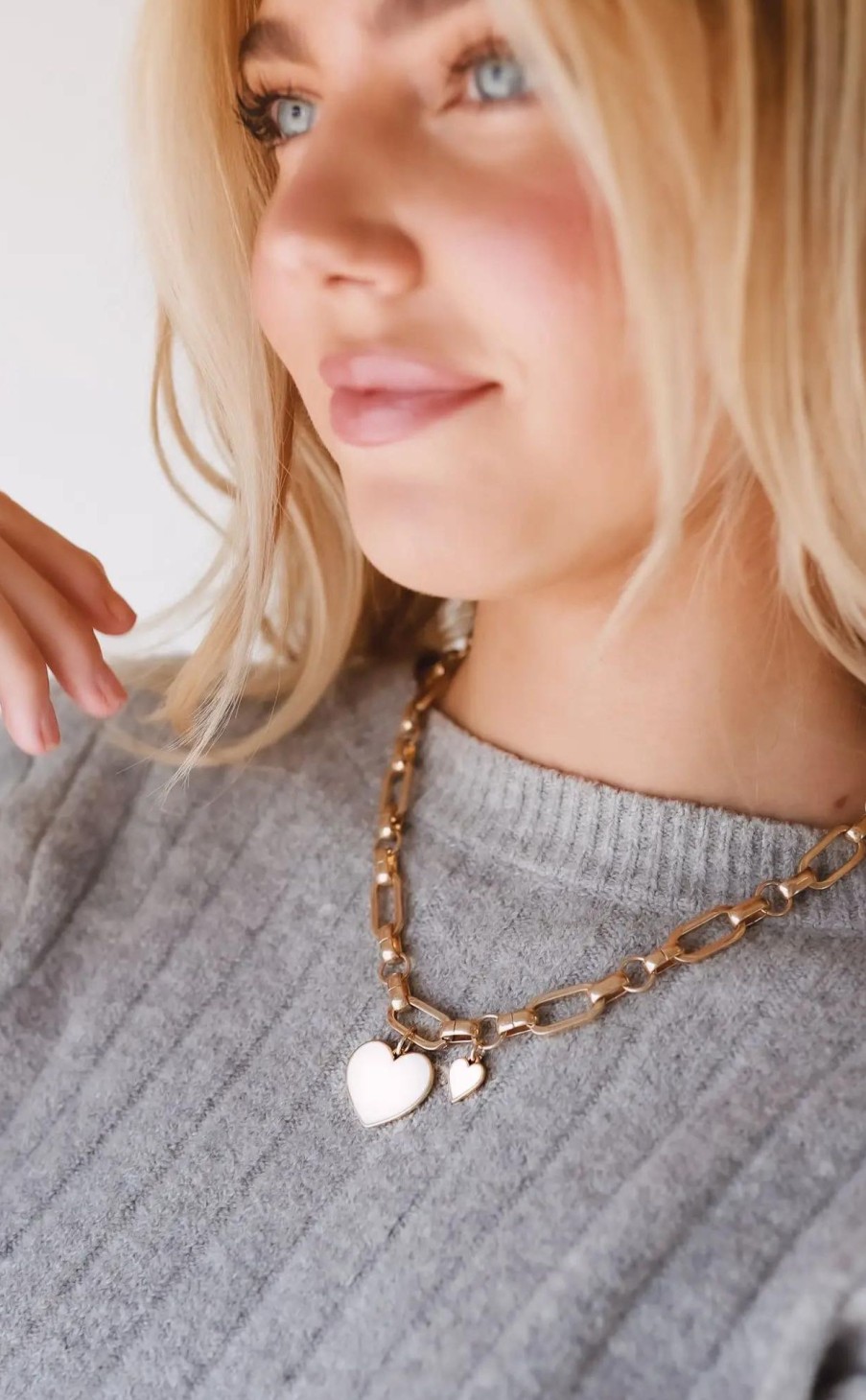 Accessories * | Heart Charm Necklace Online