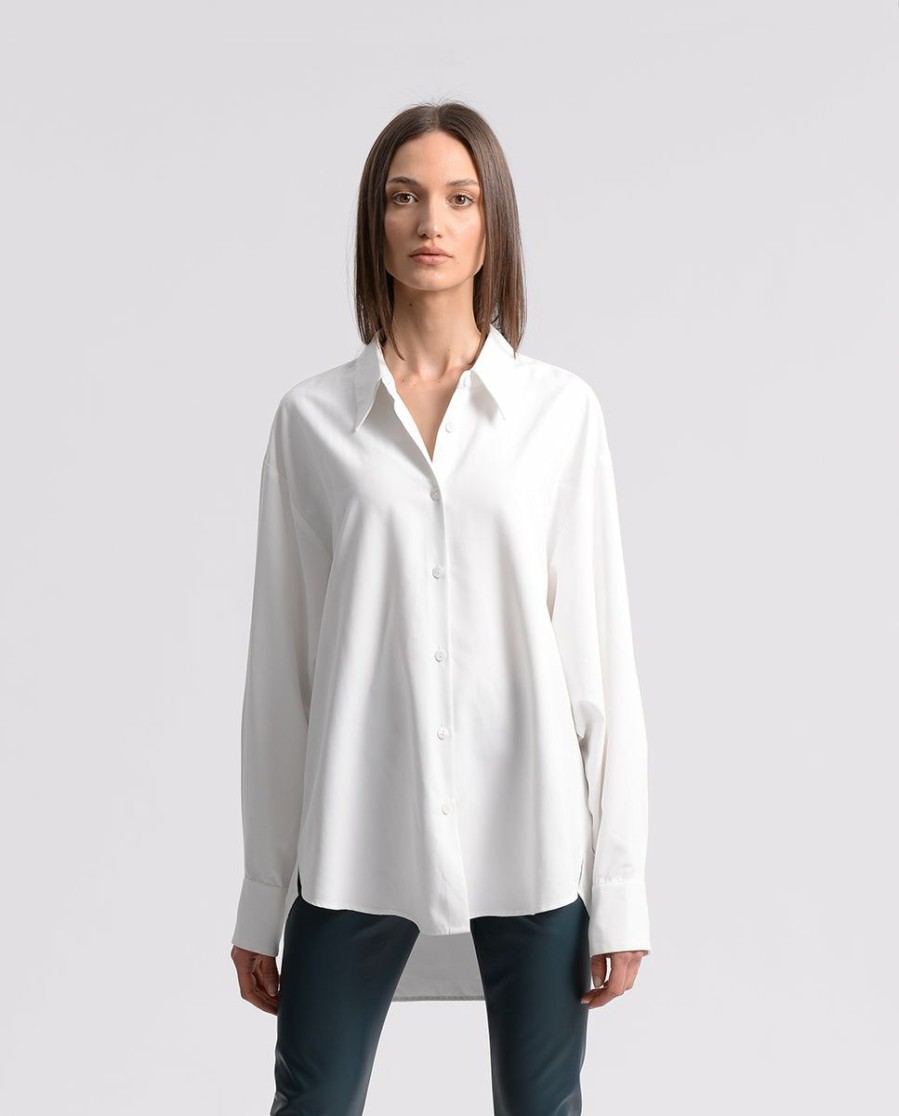 Clothing * | Oversized Button Down Shirt New In