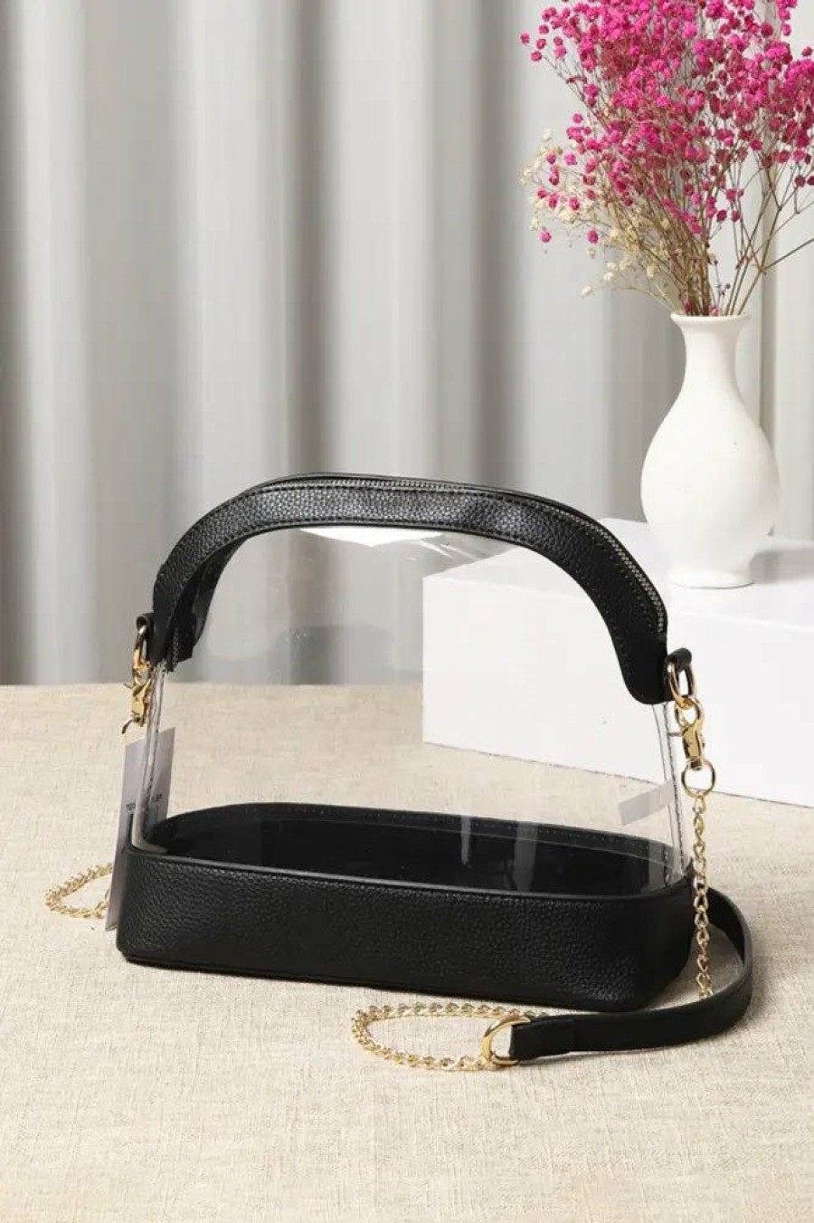 Accessories * | Clear Stadium Crossbody Medium Bag Reasonable Price