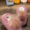 Clothing * | Pom Pom Knitted Slipper Socks Official