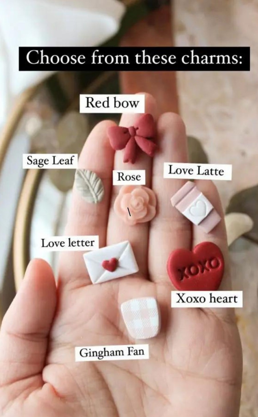 Accessories * | Valentine Polymer Clay Stud Earrings Collection Quality Guarantee